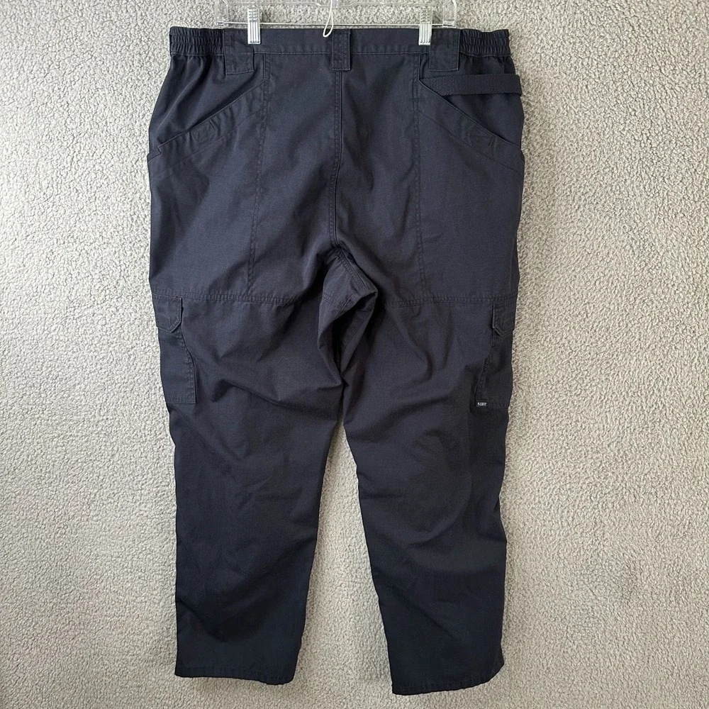 5.11 Tactical Tactlite Pro Cargo Pants Mens 44x32 Navy Blue Utility Work Ripstop